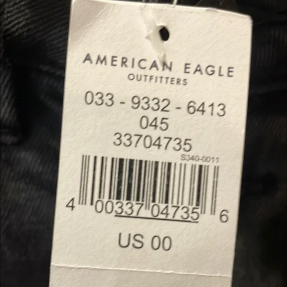 American Eagle Outfitters Black Denim Mini Skirt - Picture 2 of 10